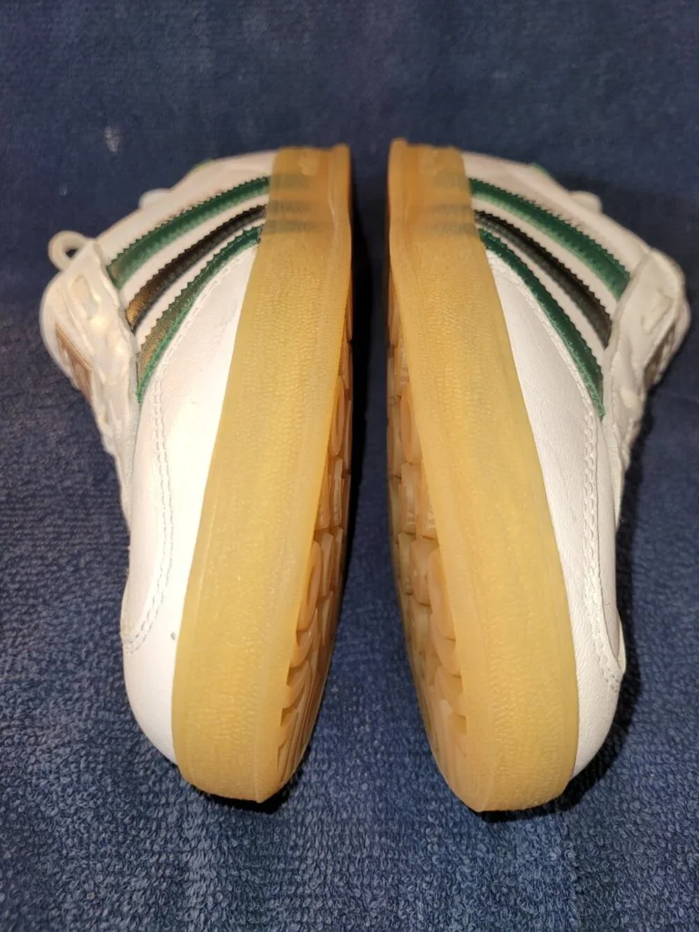 Adidas Gazelle OG Women's Size 8 White Green Black Tan Sneakers IE2957 (#2014)
